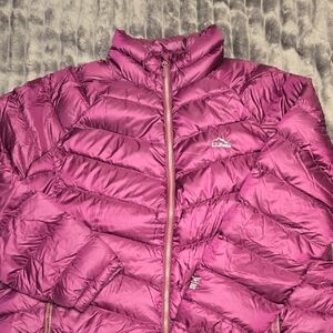 L.L. Bean Women's Magenta Puffer Jacket